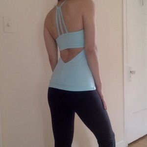 Blue Popflex Workout Tank